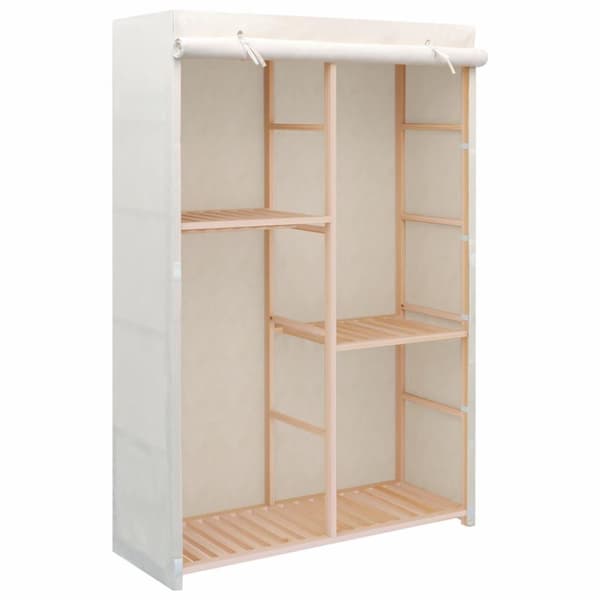 vidaXL tøjgarderobe i 3 niveauer 110x40x170 cm