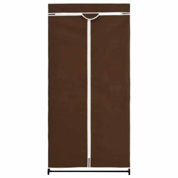 vidaXL klædeskab 75 x 50 x 160 cm brun