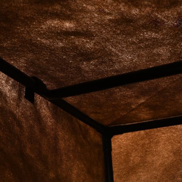 vidaXL klædeskab 75 x 50 x 160 cm brun
