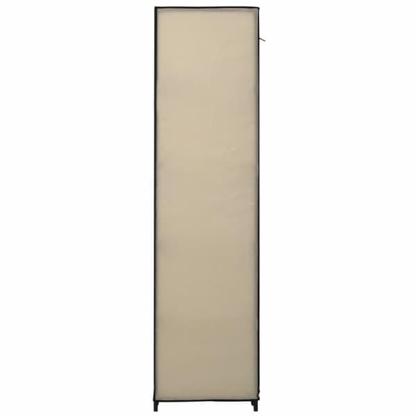 vidaXL foldbare klædeskabe 2 stk. 110 x 45 x 175 cm stof cremefarvet