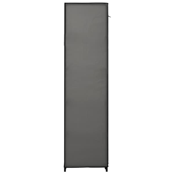 vidaXL foldbart klædeskab 110 x 45 x 175 cm stof grå
