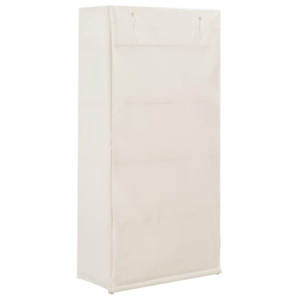 vidaXL klædeskab 79x40x170 cm stof hvid