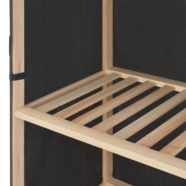vidaXL klædeskab 110 x 40 x 170 cm stof grå
