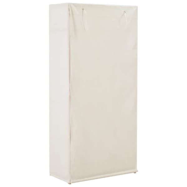 vidaXL klædeskab 79 x 40 x 170 cm stof hvid