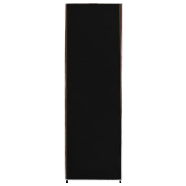 vidaXL Garderob svart 87x49x159 cm tyg