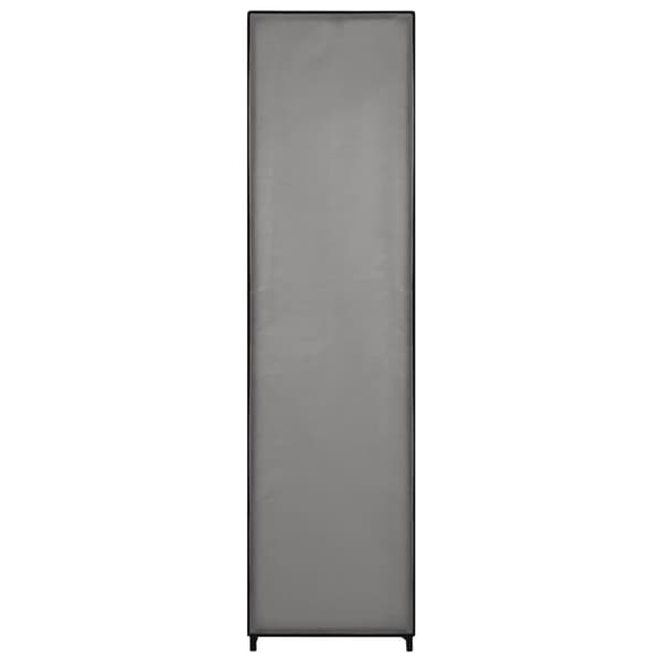 vidaXL klædeskab med 4 rum 175 x 45 x 170 cm grå