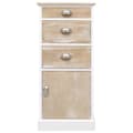 Miniatyrbilde 3 av 8: vidaXL Sideskap 38x28x86 cm keisertre