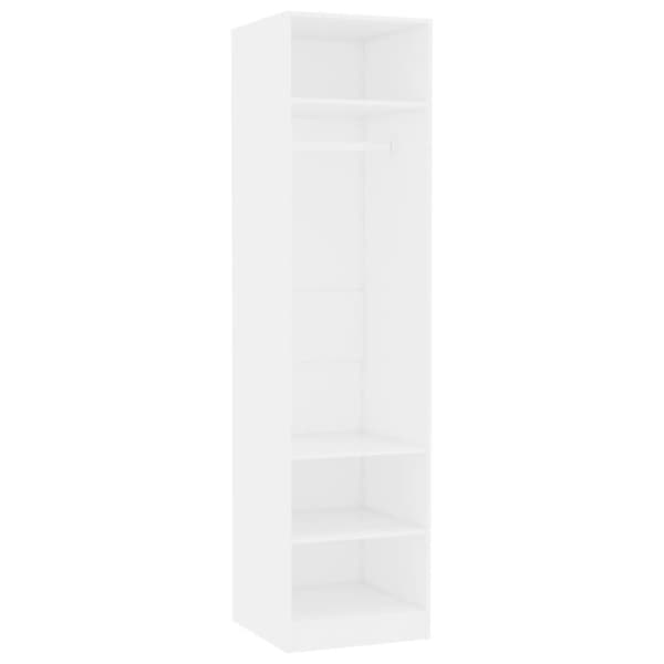 vidaXL klædeskab 50 x 50 x 200 cm spånplade hvid
