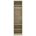 Miniatyrbilde 5 av 9: vidaXL Garderobe sonoma eik 50x50x200 cm sponplate