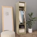 Miniatyrbilde 8 av 9: vidaXL Garderobe sonoma eik 50x50x200 cm sponplate