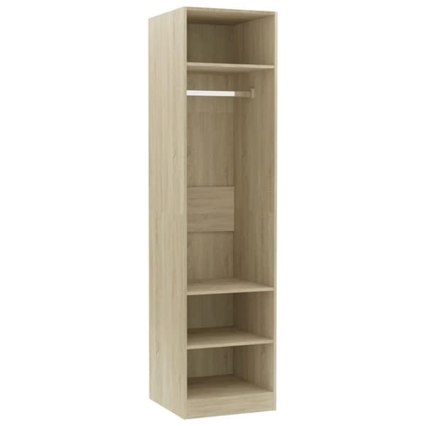 vidaXL klædeskab 50 x 50 x 200 cm spånplade sonoma-eg