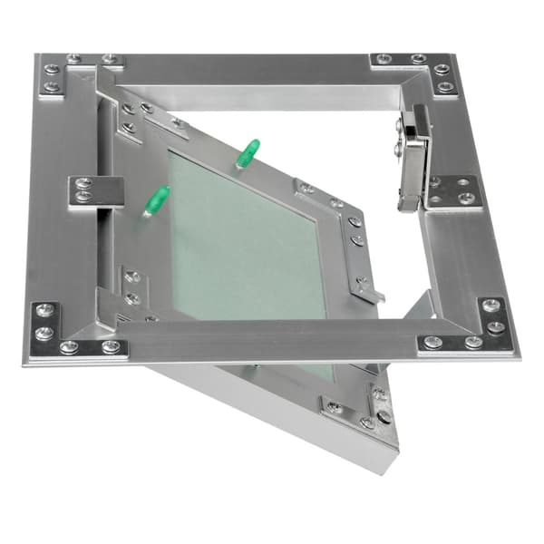 ECD Germany versioläppärevisio-ovi kipsilevy 150x200mm kipsilevy 12,5mm alumiinirunko korjaus huolto-ovien huoltoluukku huolto siivousläppien