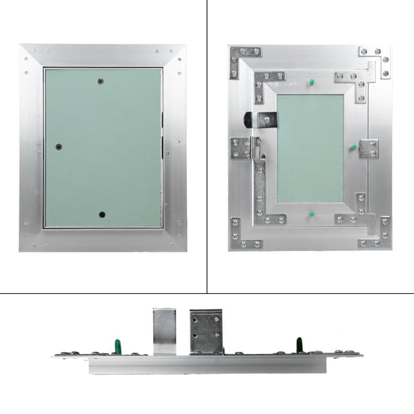 ECD Germany versioläppärevisio-ovi kipsilevy 150x200mm kipsilevy 12,5mm alumiinirunko korjaus huolto-ovien huoltoluukku huolto siivousläppien