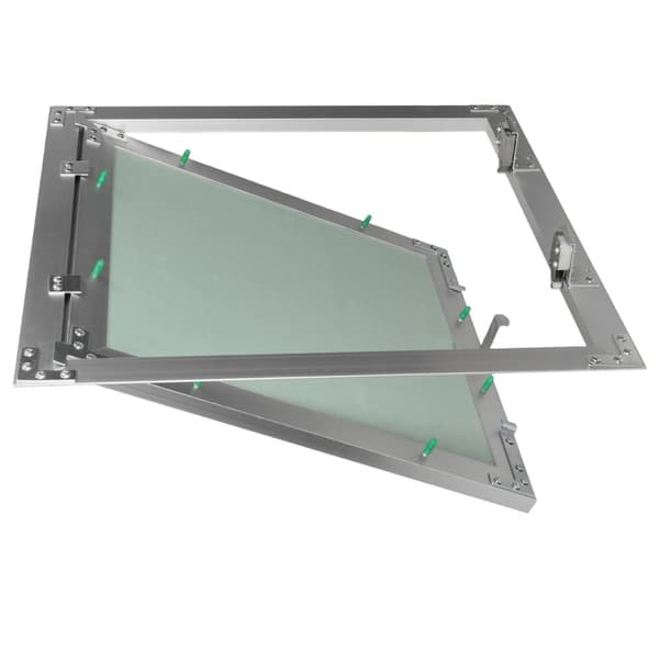 ECD Germany revision klap inspektion dør gipsplade indsats 400x400mm gipsplade 12,5 mm aluminiumsramme revision vedligeholdelse dør vedligeholdelse