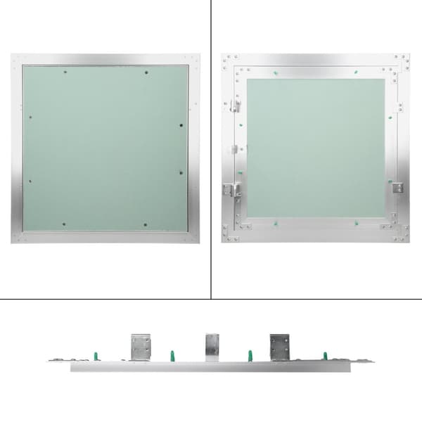 ECD Germany revision klap inspektion dør gipsplade indsats 400x400mm gipsplade 12,5 mm aluminiumsramme revision vedligeholdelse dør vedligeholdelse
