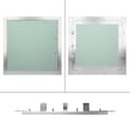 Miniatyrbillede 2 af 7: ECD Germany revision klap inspektion dør gipsplade indsats 400x400mm gipsplade 12,5 mm aluminiumsramme revision vedligeholdelse dør vedligeholdelse