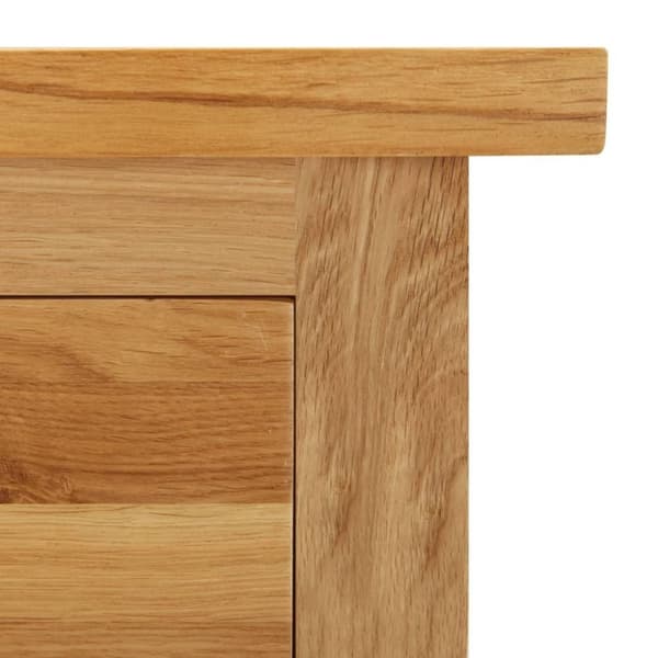 vidaXL klædeskab 76x52x105 cm massivt egetræ