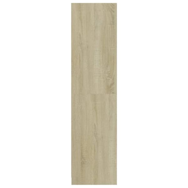 vidaXL Garderob sonoma-ek 100x50x200 cm spånskiva