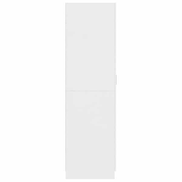 vidaXL klædeskab 80 x 52 x 180 cm spånplade hvid