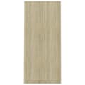 Miniatyrbilde 6 av 11: vidaXL Garderobe sonoma eik 90x52x200 cm sponplate
