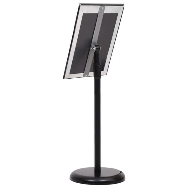 vidaXL plakatstativ A3 aluminiumslegering sort