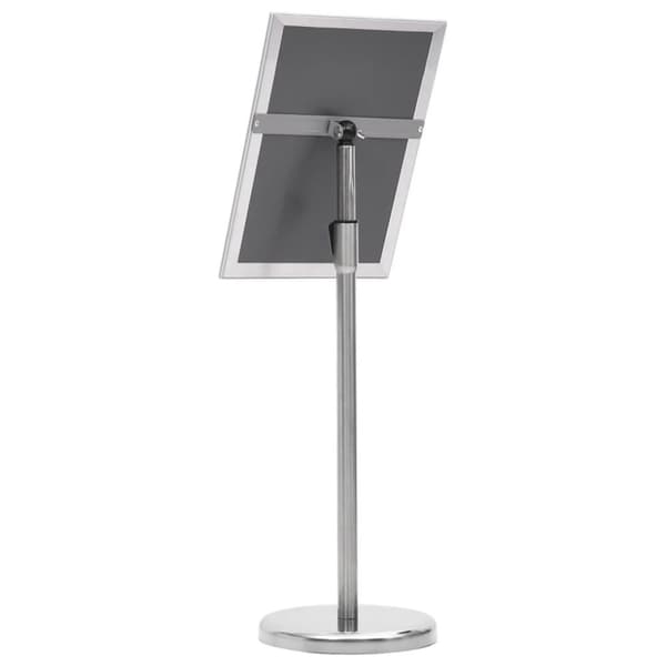 vidaXL Plakatstativ A4 sølv aluminiumslegering