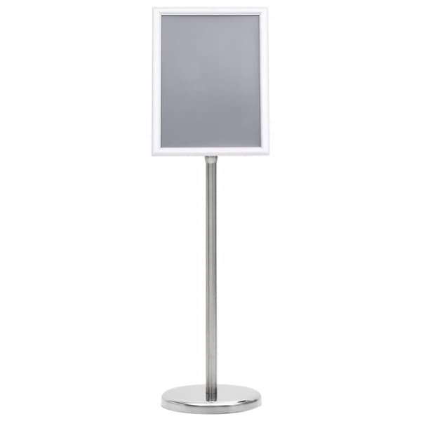 vidaXL Plakatstativ A4 sølv aluminiumslegering