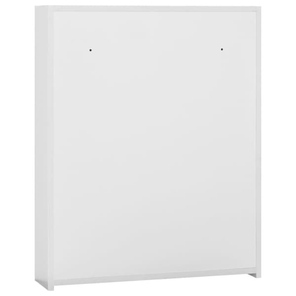 vidaXL Speilskap til baderom hvit 60x15x75 cm MDF