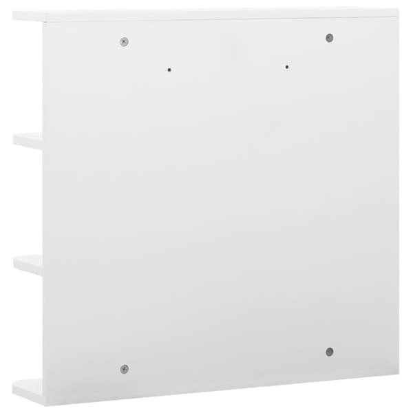 vidaXL Kylpyhuoneen peilikaappi valkoinen 66x17x63 cm MDF