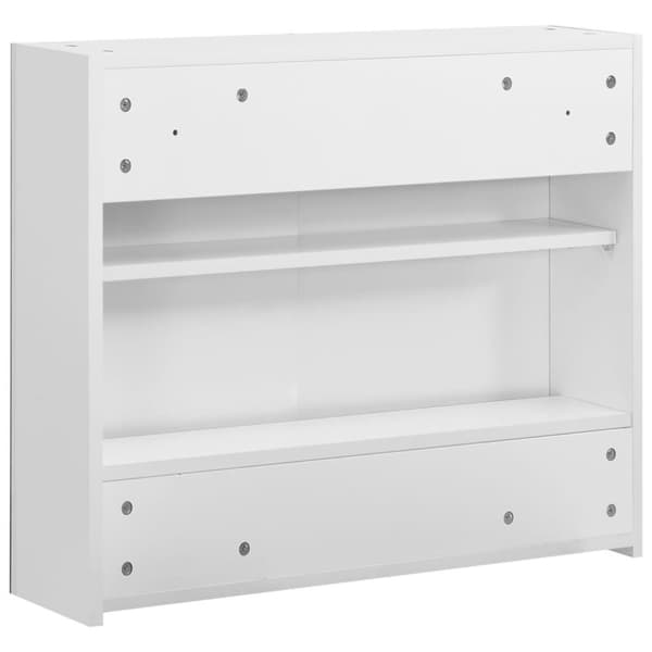 vidaXL Kylpyhuoneen peilikaappi valkoinen 80x15x60 cm MDF