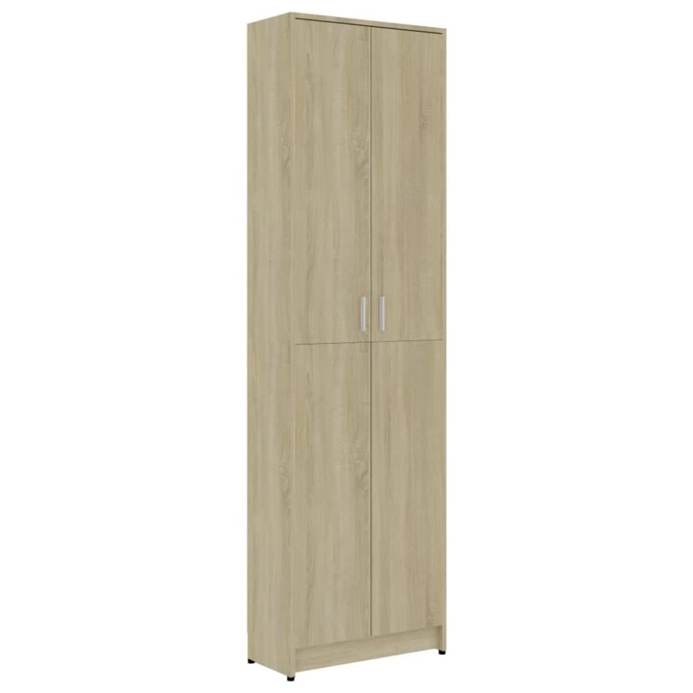 vidaXL Hallgarderob sonoma-ek 55x25x189 cm spånskiva
