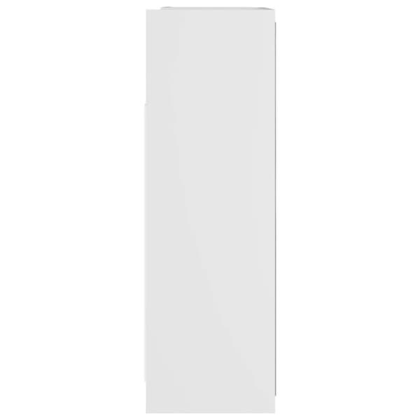 vidaXL Speilskap til baderom hvit 62,5x20,5x64 cm konstruert tre