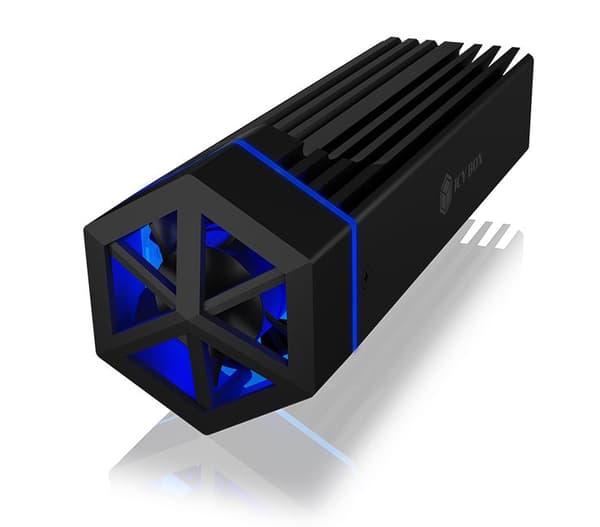ICY BOX M.2 NVMe SSD aluminium enclosure to USB 3.1 (Gen 2) Type-C®, M-Key