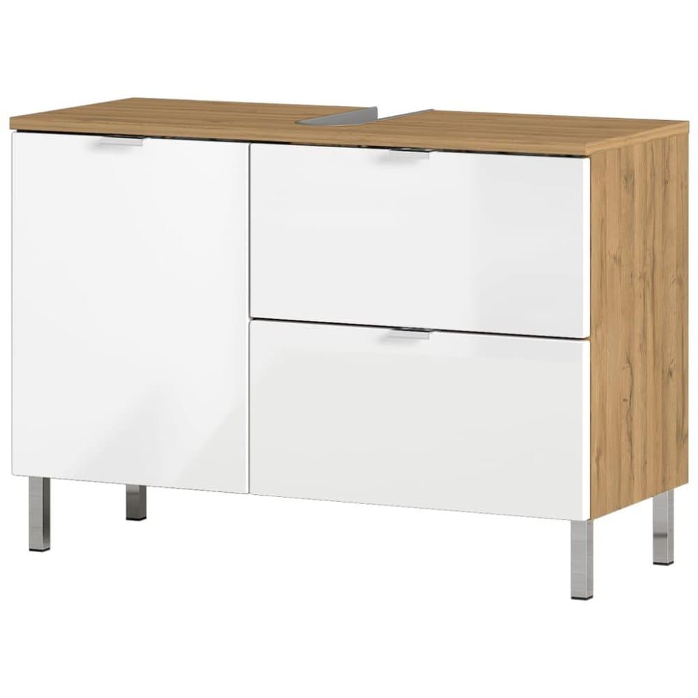 Germania Tvättställsskåp GW-Mauresa 34x80x56 cm grandsonek och vit