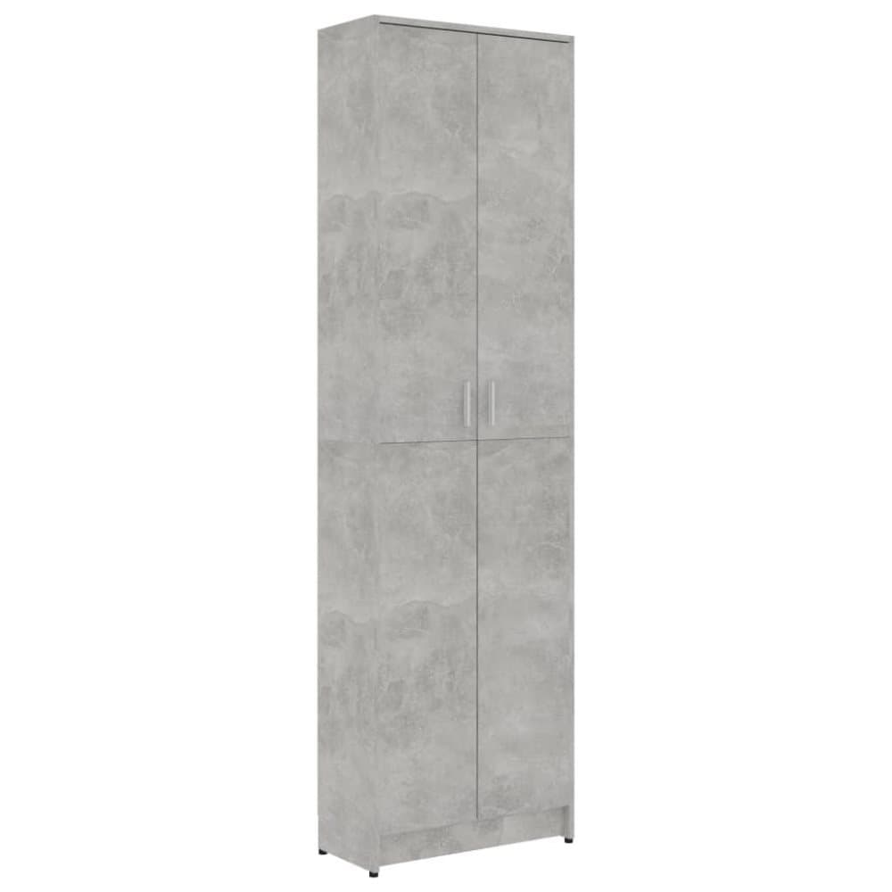 vidaXL Hallgarderob betonggrå 55x25x189 cm spånskiva