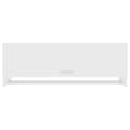 Miniatyrbillede 4 af 10: vidaXL garderobe 100x32,5x35 cm spånplade hvid