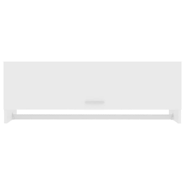 vidaXL garderobe 100x32,5x35 cm spånplade hvid
