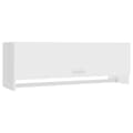 Miniatyrbillede 1 af 10: vidaXL garderobe 100x32,5x35 cm spånplade hvid
