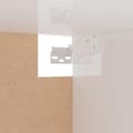 Miniatyrbillede 7 af 10: vidaXL garderobe 100x32,5x35 cm spånplade hvid højglans