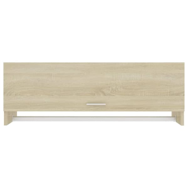 vidaXL garderobe 100x32,5x35 cm spånplade sonoma-eg