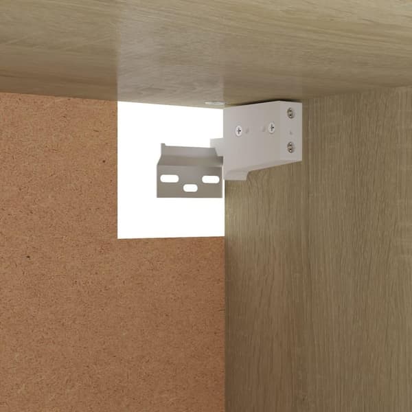 vidaXL garderobe 100x32,5x35 cm spånplade sonoma-eg