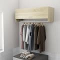 Miniatyrbillede 9 af 10: vidaXL garderobe 100x32,5x35 cm spånplade sonoma-eg