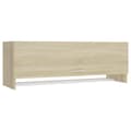 Miniatyrbillede 1 af 10: vidaXL garderobe 100x32,5x35 cm spånplade sonoma-eg
