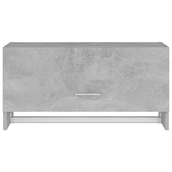 vidaXL garderobe 70x32,5x35 cm spånplade betongrå