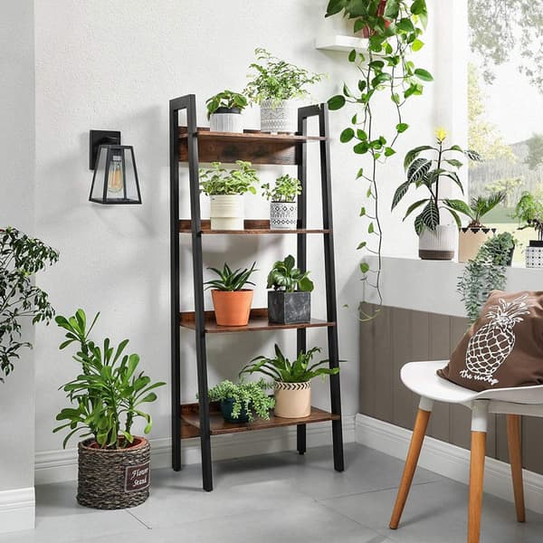 Förvaring Steghylla Industridesign Vintage brun-svart
