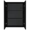 Miniatyrbilde 4 av 9: vidaXL Speilskap til bad 60x15x75 cm MDF skinnende svart