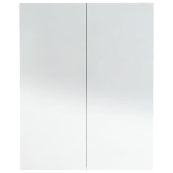 vidaXL LED kylpyhuoneen peilikaappi 60x15x75 cm MDF kiiltävä valkoinen