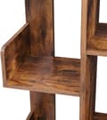 Pikkukuva 8 / 9: Bokhylla 13 förvaringsfack Vintage brun 86 x 25 x 140 cm