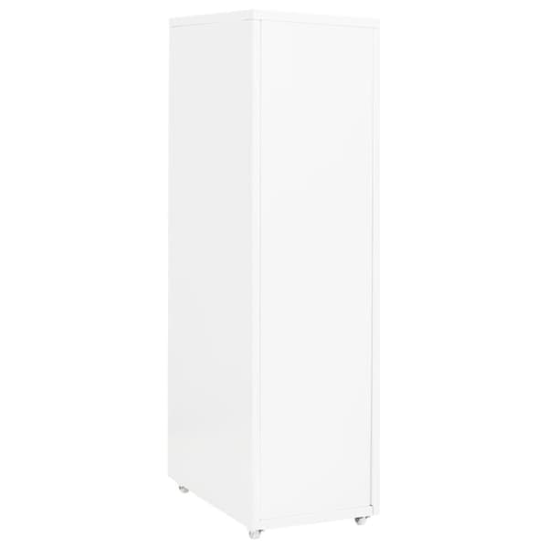 vidaXL Hurts vit 20x41x109 cm metall