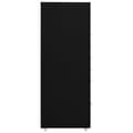 Miniatyrbillede 4 af 9: vidaXL mobilt arkivskab 28x41x109 cm metal sort